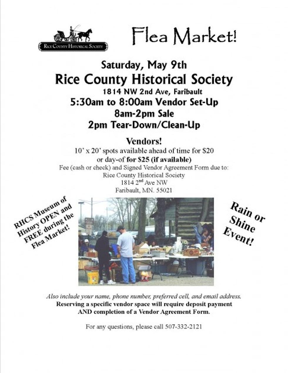 Rice County Historical Society Spring Flea Market